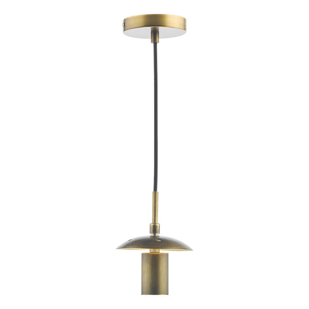 1 Light Bronze E27 Suspension by Dar Lighting