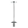 1 Light Polished Chrome E27 Suspension by Dar Lighting
