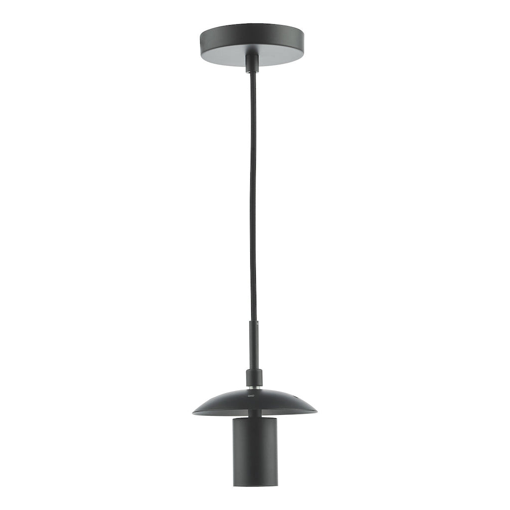 1 Light Matt Black E27 Suspension by Dar Lighting