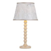 Dar Lighting - Spool Table Lamp Gloss Taupe Base Only