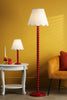 Dar Lighting - Spool Floor Lamp Gloss Red Base Only