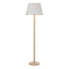 Dar Lighting - Spool Floor Lamp Gloss Taupe Base Only