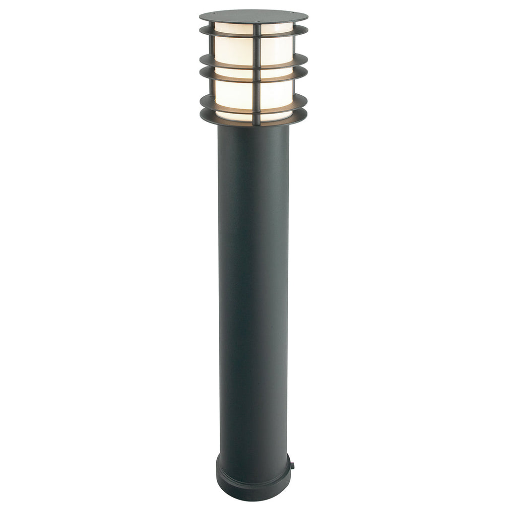 Stockholm 1 Light Large Bollard - Black - Norlys