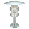 Stockholm 1 Light Grande Pedestal - Galvanized - Norlys