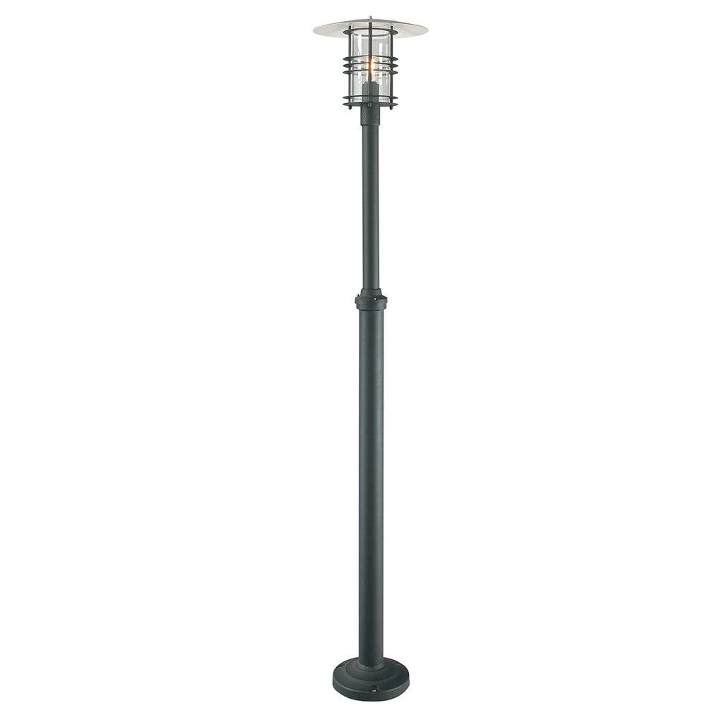 Stockholm 1 Light Grande Lamp Post - Black - Norlys