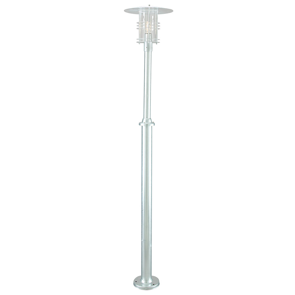 Stockholm 1 Light Grande Lamp Post - Galvanized - Norlys