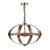 Symbol 3 Light Pendant Petrol Copper by Dar Lighting