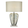 Syracuse Table Lamp Mercury Gold C/W Shade by Dar Lighting