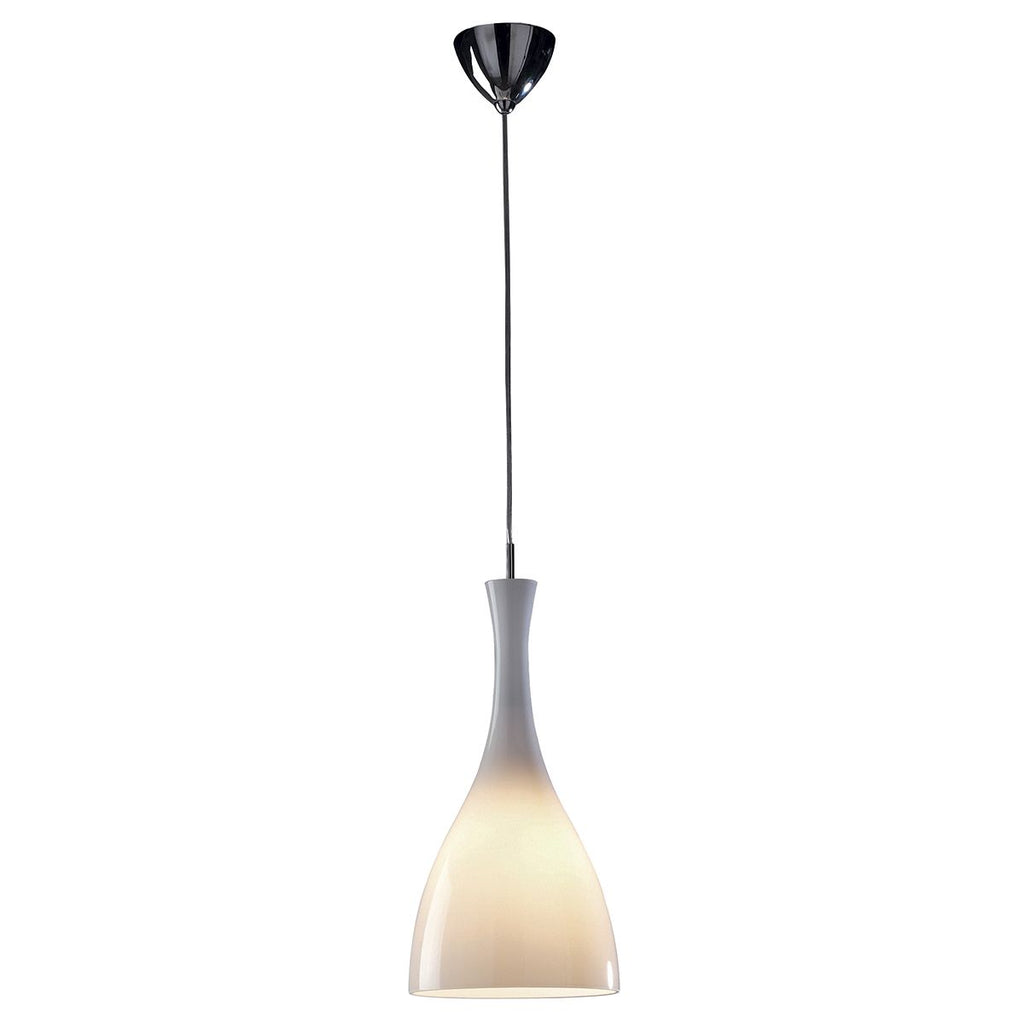 Tone Pendant White by Dar Lighting