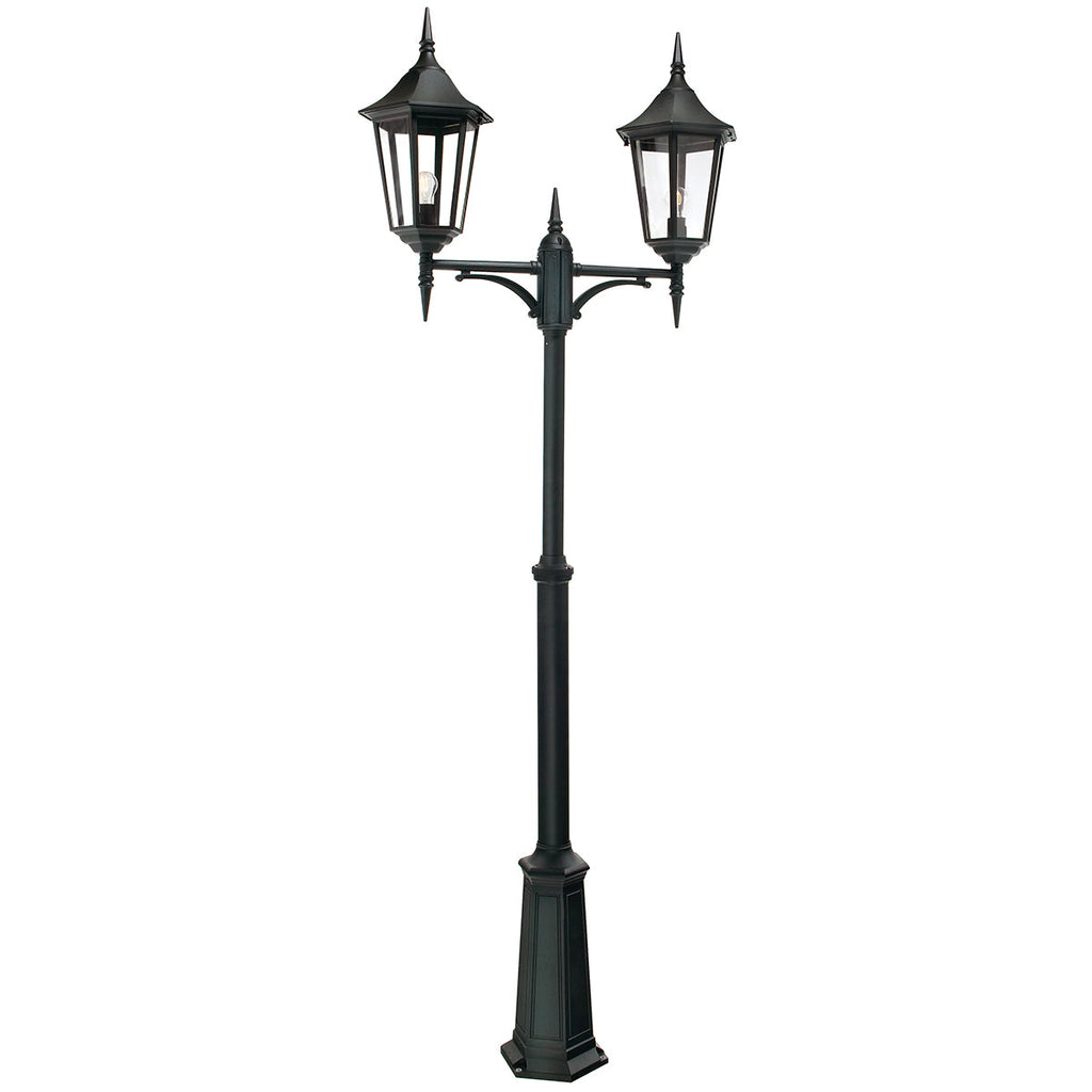 Valencia 2 Light Grande Twin Head Lamp Post - Norlys