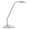 Wellington Table Lamp Satin Chrome Led by Dar Lighting