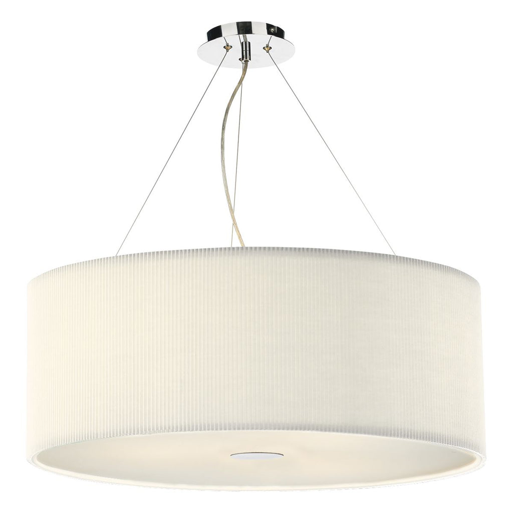 Zaragoza 6 Light Pendant Cream 90CM by Dar Lighting