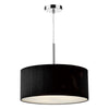 Zaragoza 3 Light Pendant Black 600MM by Dar Lighting
