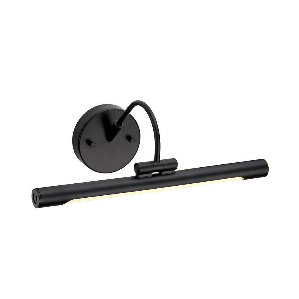 Alton 1 Light Small LED Picture Light - Black - Elstead Lighting