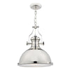 Arona 1lt Pendant Polished Chrome by Dar Lighting