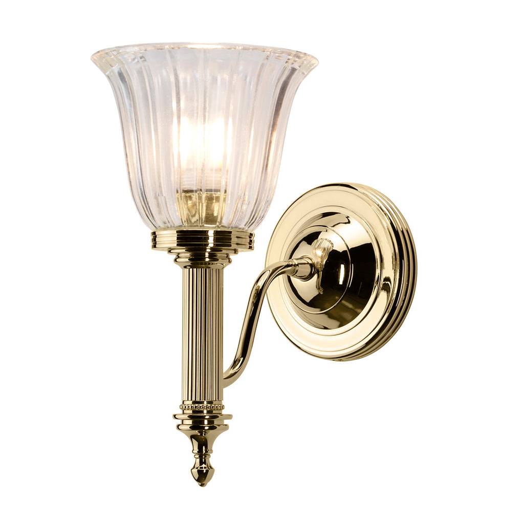 Carroll 1 Light - Polished Brass - Elstead Lighting