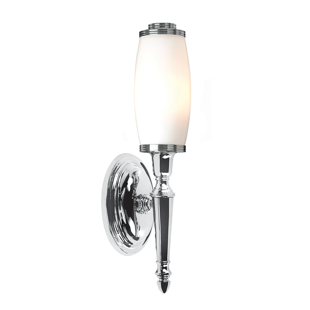 Dryden 1 Light Wall Light - Polished Chrome - Elstead Lighting