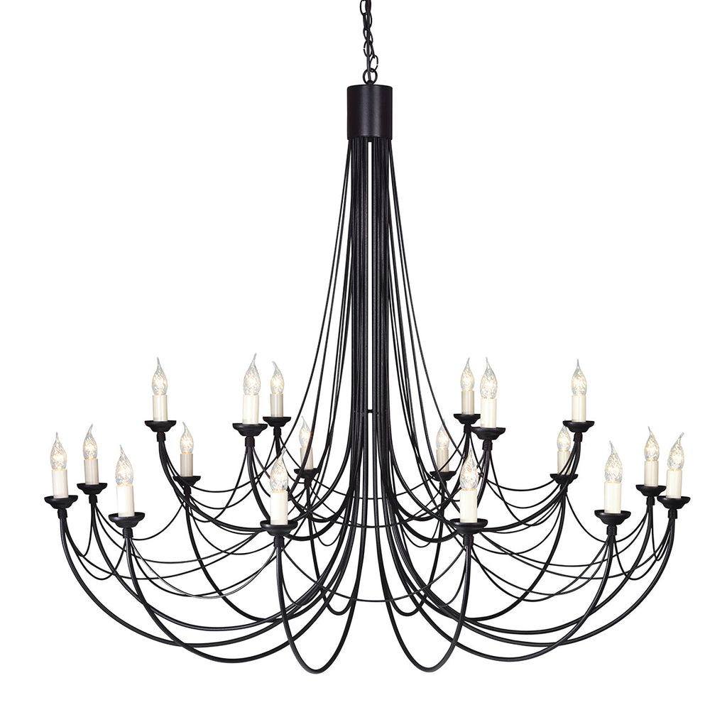 Carisbrooke 18 Light Chandelier - Elstead Lighting