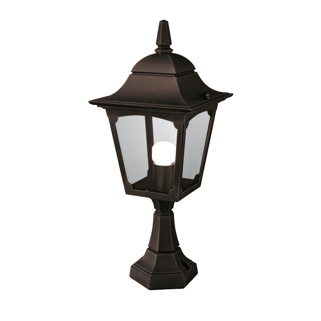 Chapel 1 Light Pedestal Lantern - Elstead Lighting