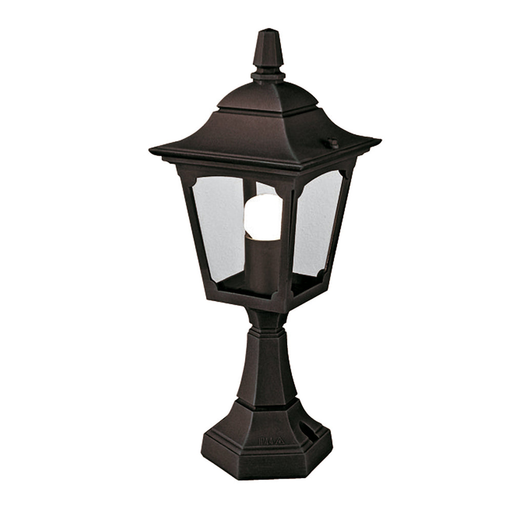 Chapel 1 Light Mini Pedestal Lantern - Elstead Lighting