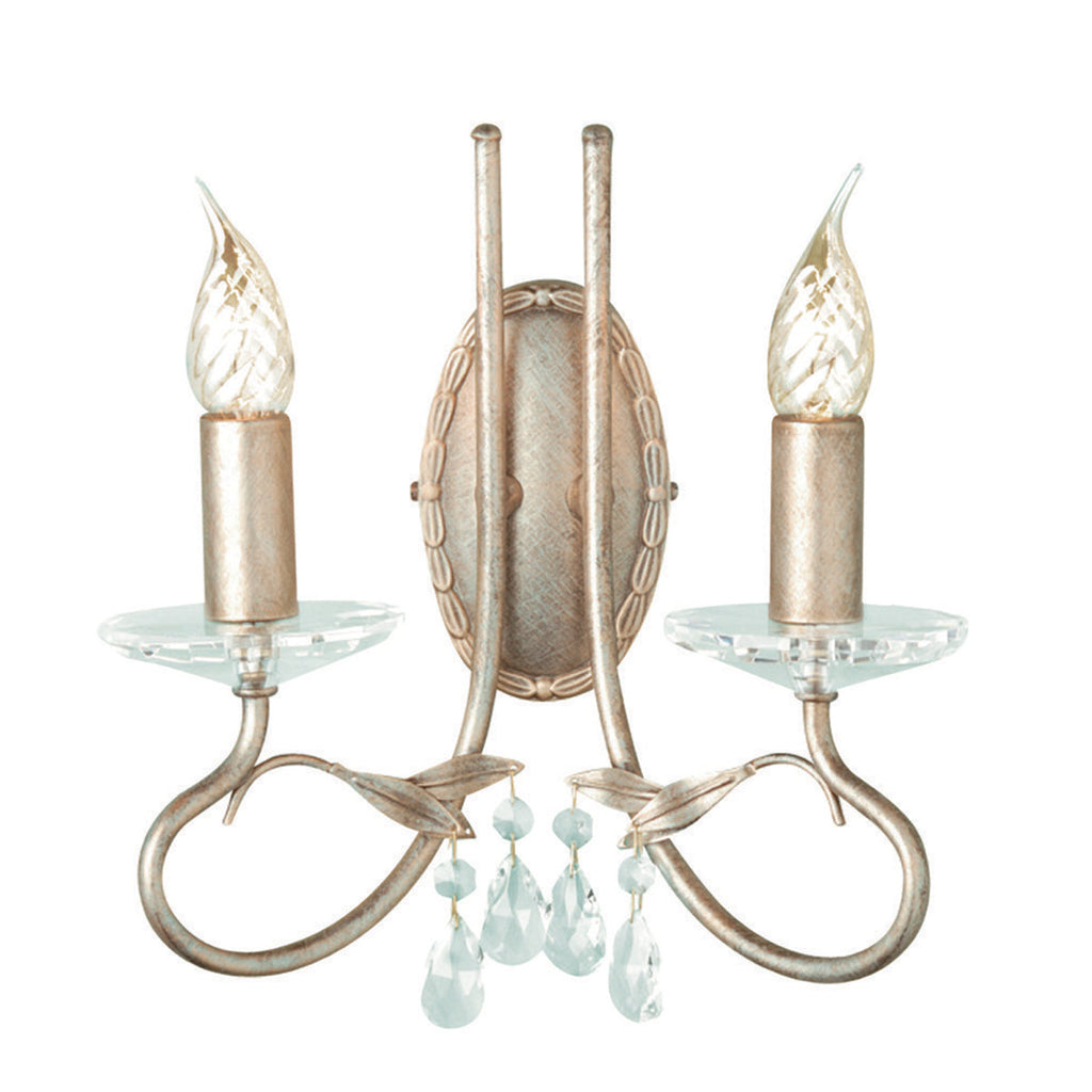 Christina 2 Light Wall Light - Elstead Lighting