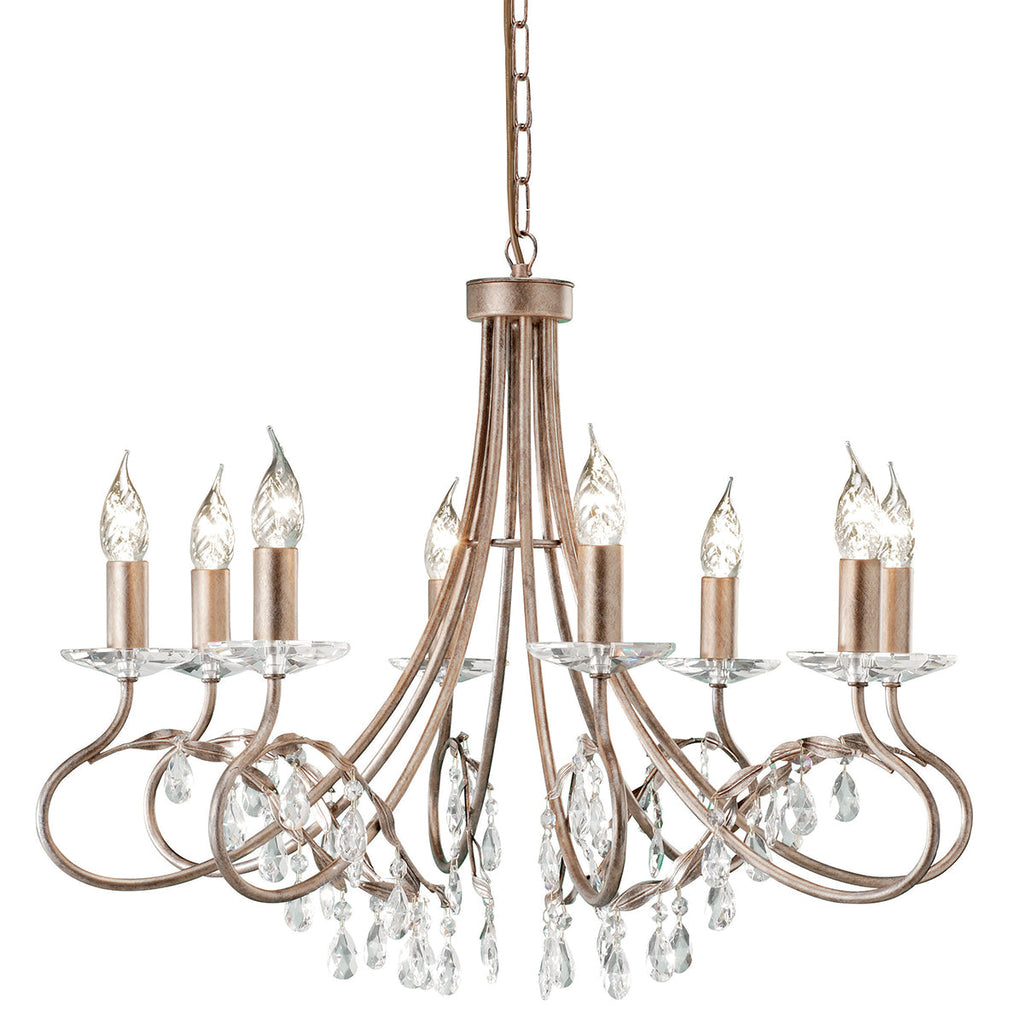 Christina 8 Light Chandelier - Elstead Lighting