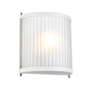 Corona 1 Light Wall Light - White Polished Nickel - Elstead Lighting