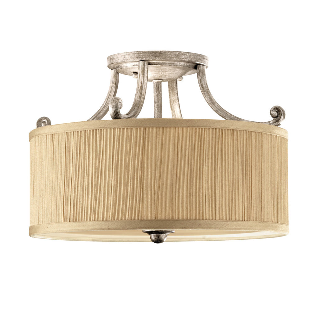 Abbey 3 Light Semi-Flush Light - Feiss