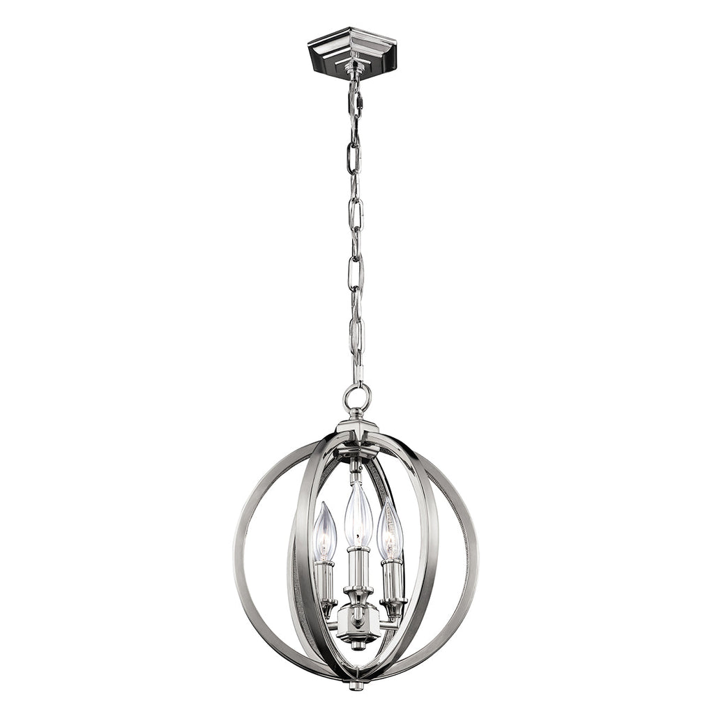 Corinne 3 Light Small Pendant - Feiss