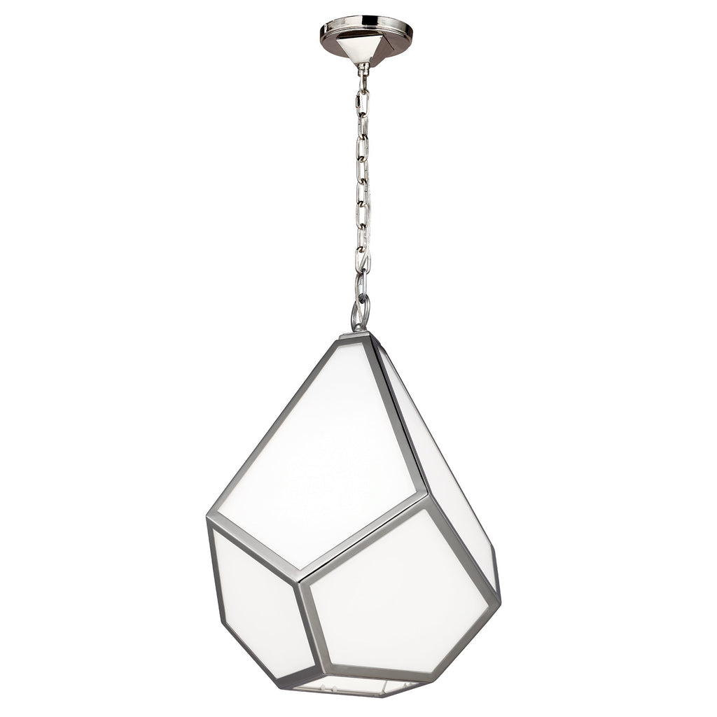 Diamond 1 Light Medium Pendant - Feiss