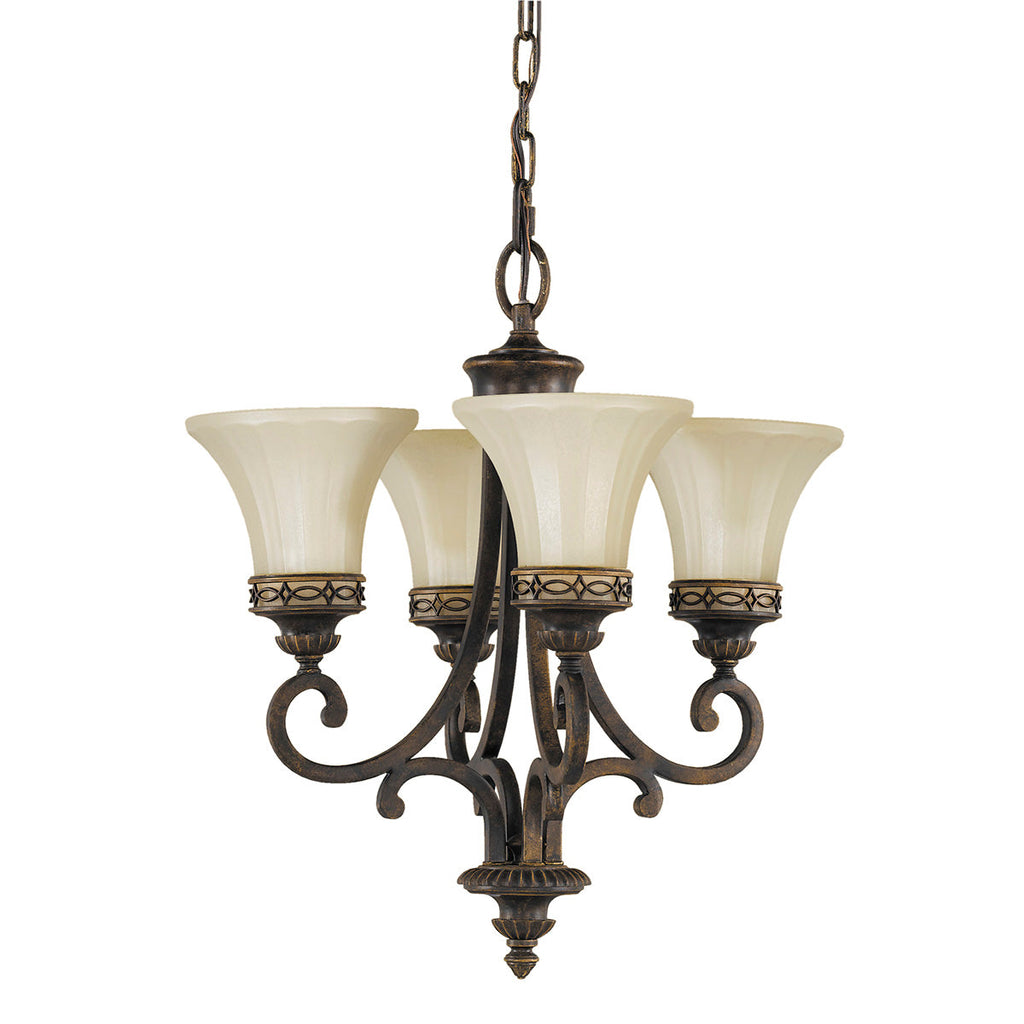 Drawing Room 4 Light Chandelier - Feiss