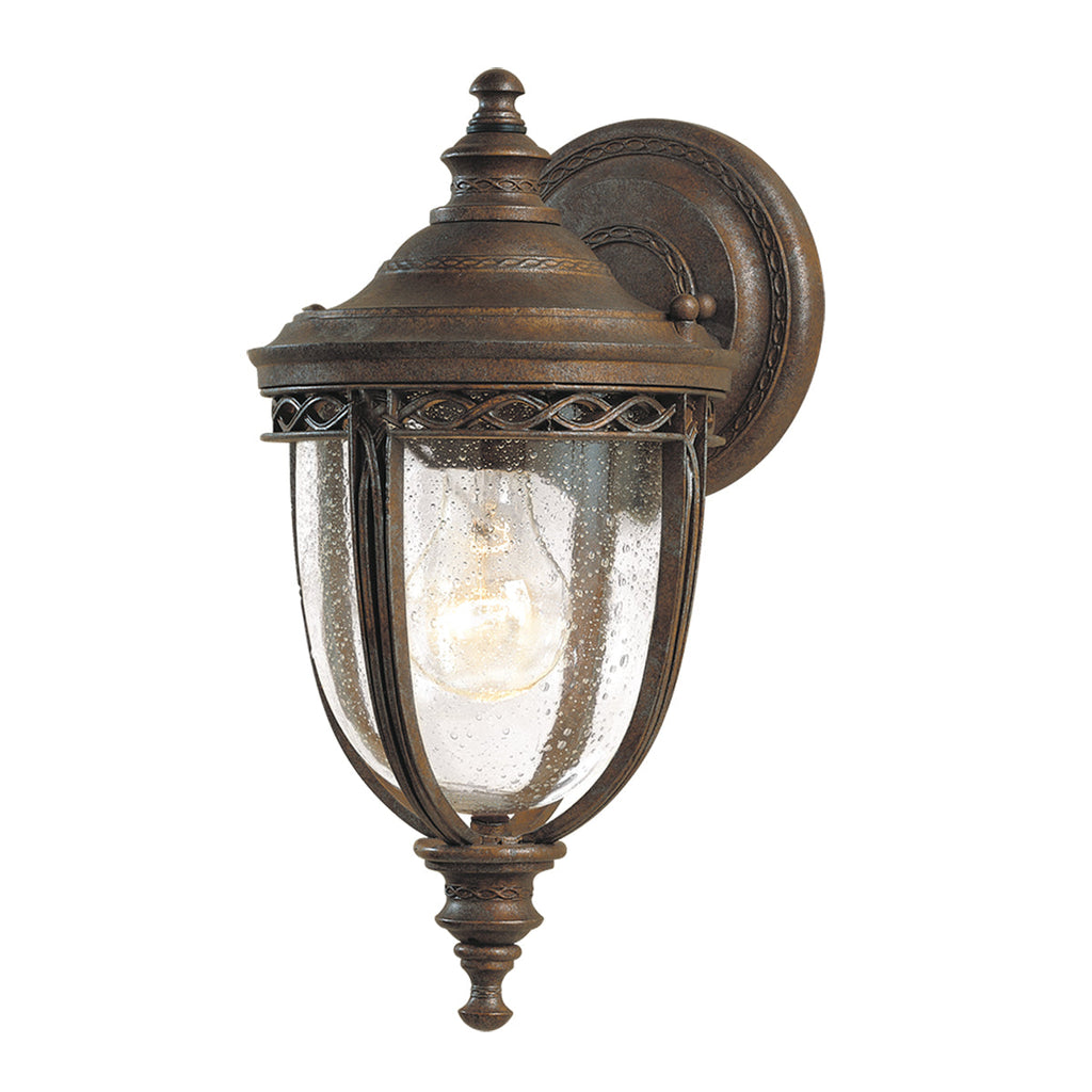 English Bridle 1 Light Small Wall Lantern - British Bronze - Feiss