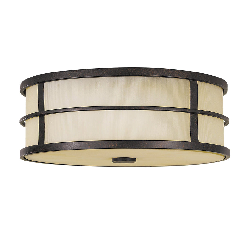 Fusion 3 Light Flush Mount - Feiss