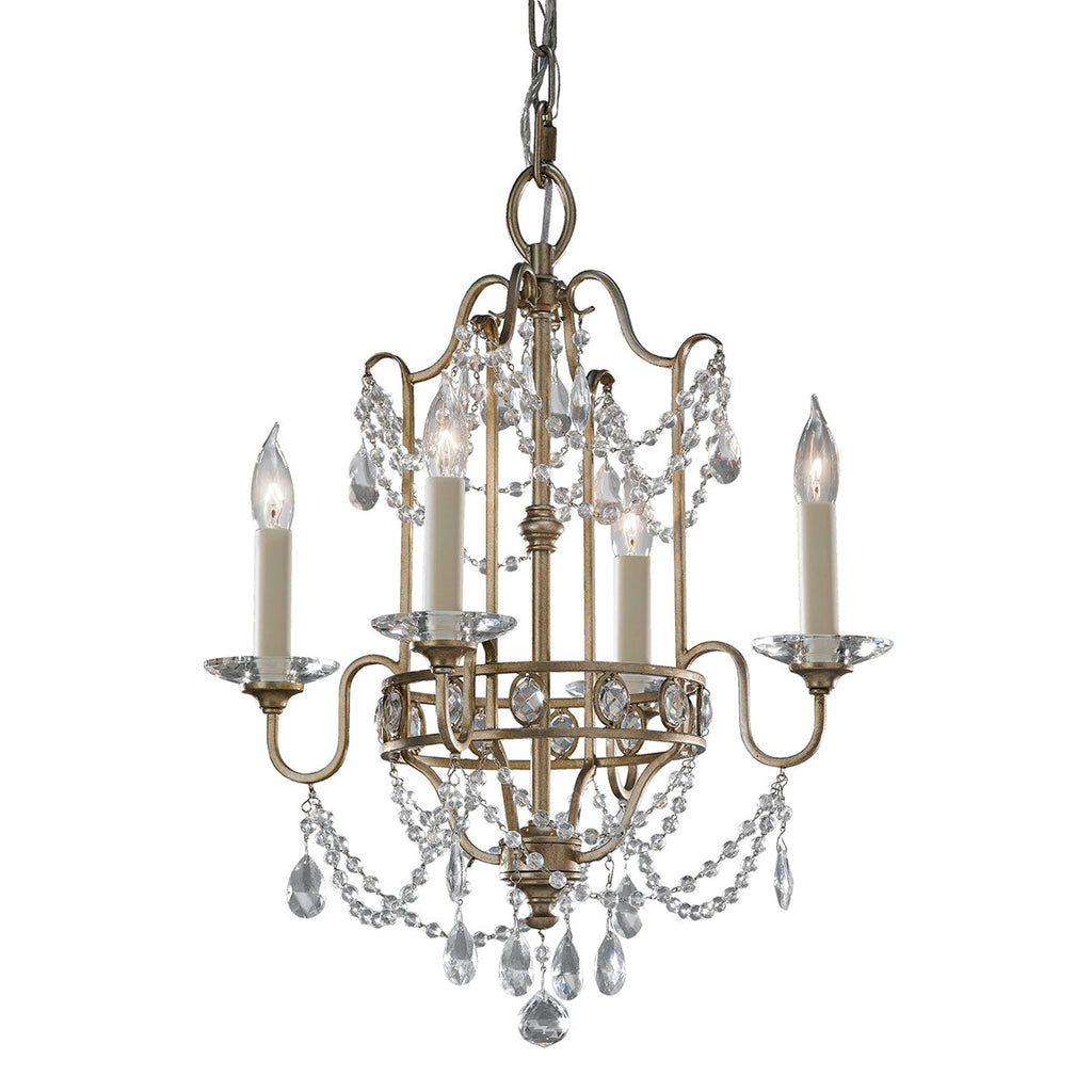 Gianna 4 Light Chandelier  - Feiss