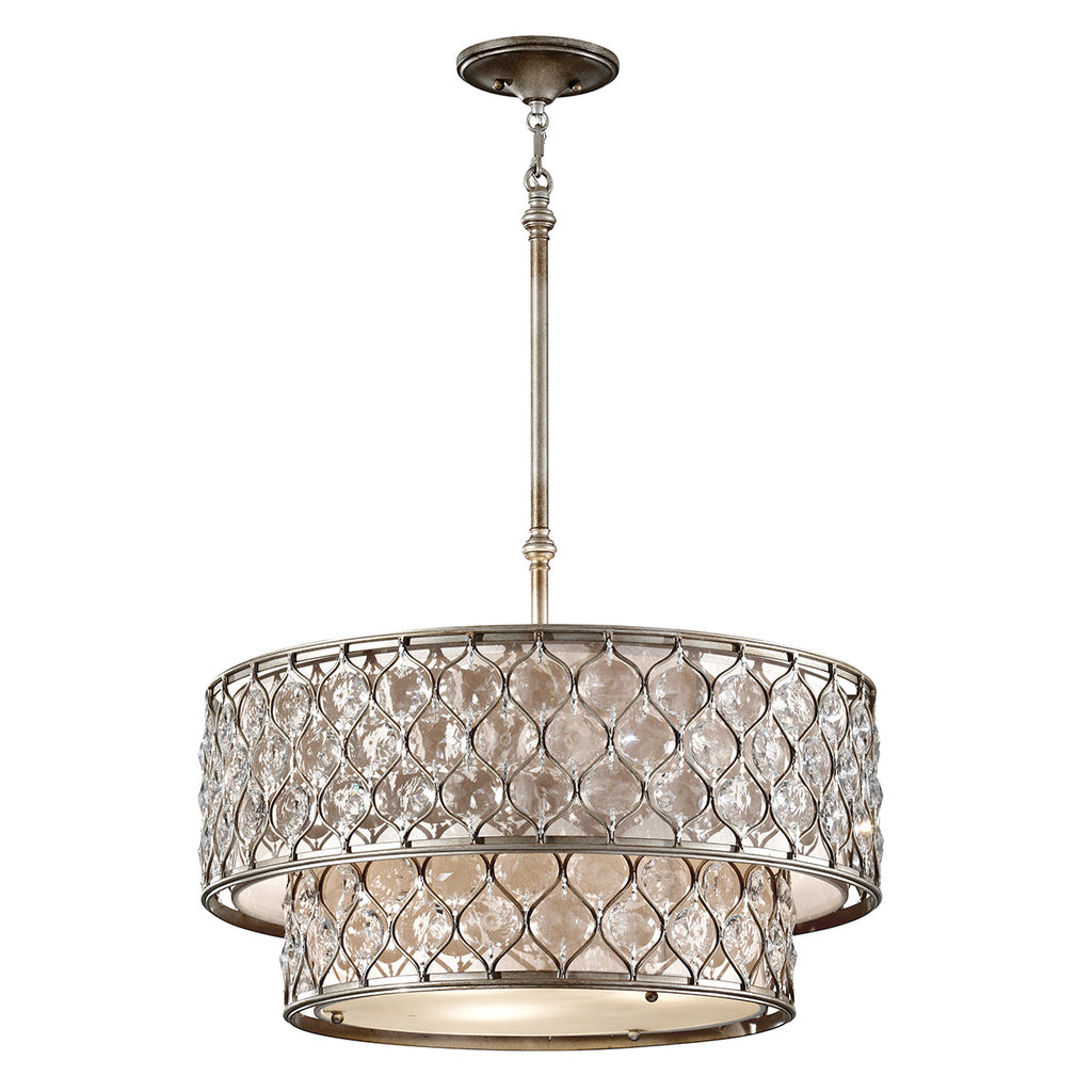 Lucia 6 Light Chandelier  - Feiss