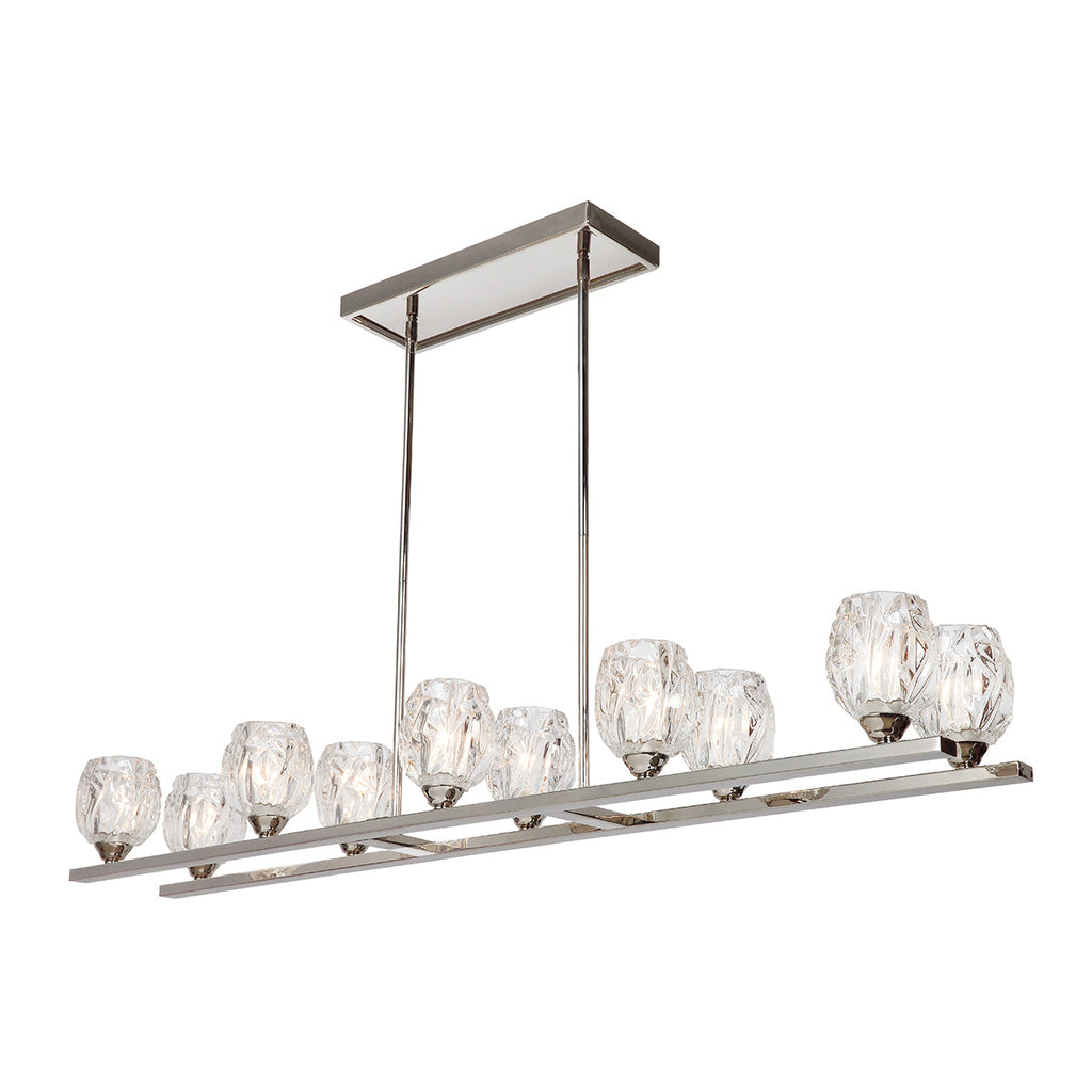 Rubin 10 Light Island Chandelier - Feiss