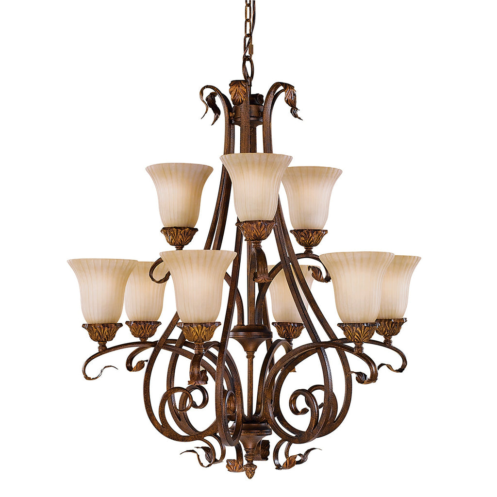Sonoma Valley 9 Light Chandelier  - Feiss