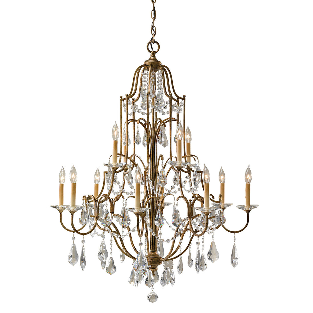 Valentina 12 Light Multi-Tier Chandelier - Feiss