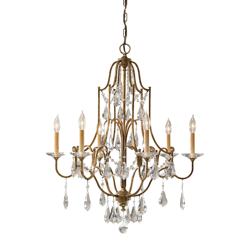 Valentina 6 Light Chandelier - Feiss