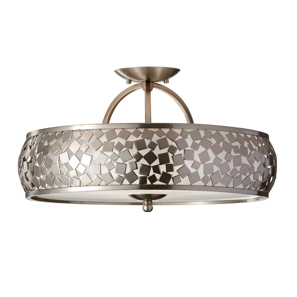 Zara 3 Light Semi-Flush Light - Feiss
