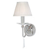 Finsbury Park 1 Light Wall Light - Polished Nickel - Elstead Lighting