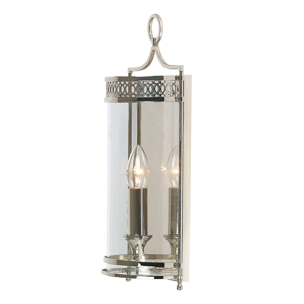 Guildhall Wall Light - Polished Nickel  - Elstead Lighting