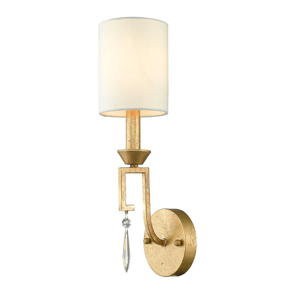 Lemuria 1 Light Wall Light - Gilded Nola