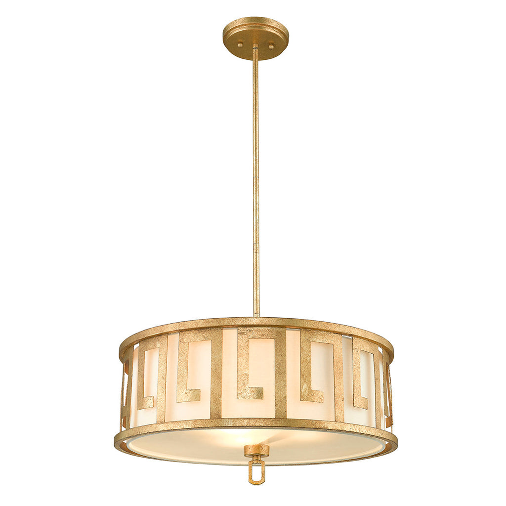 Lemuria 3 Light Duo-Mount Large Pendant - Gilded Nola