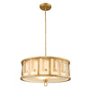 Lemuria 3 Light Duo-Mount Large Pendant - Gilded Nola