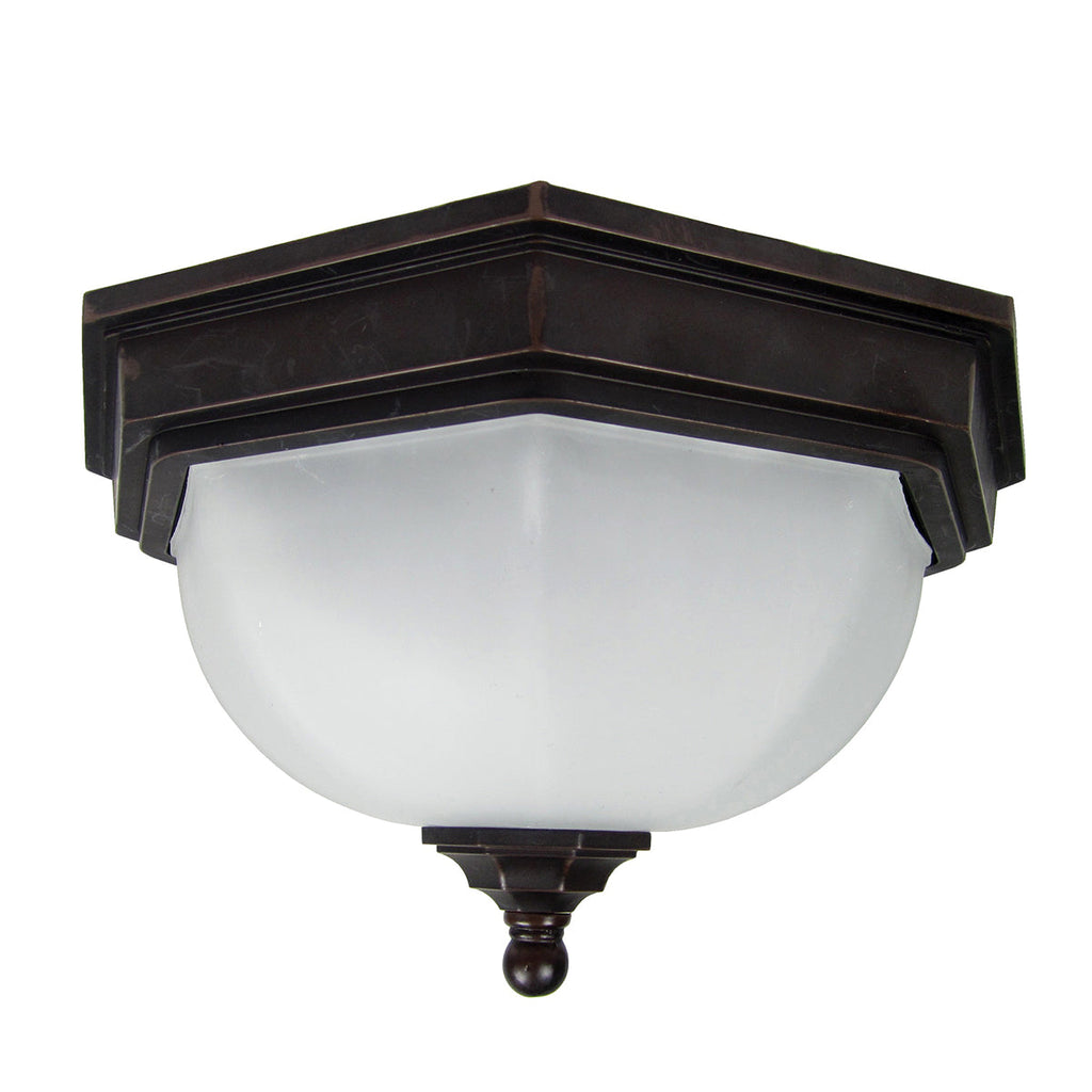 Fairford 1 Light Flush Lantern - Garden Zone