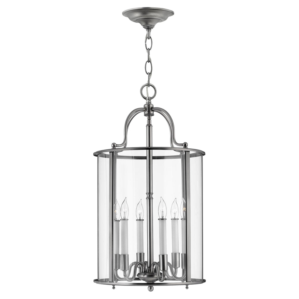 Gentry 6 Light Large Pendant - Pewter - Hinkley Lighting