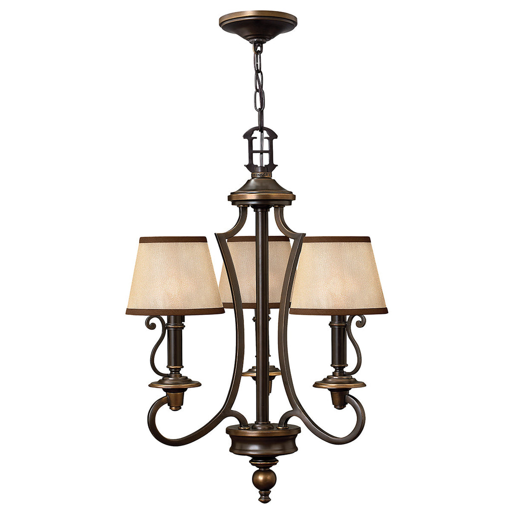 Plymouth 3 Light Chandelier - Hinkley Lighting