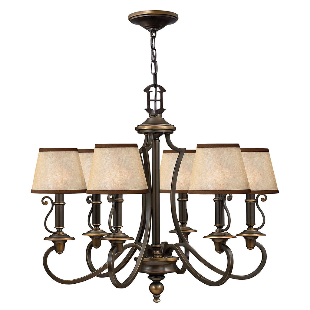 Plymouth 6 Light Chandelier - Hinkley Lighting