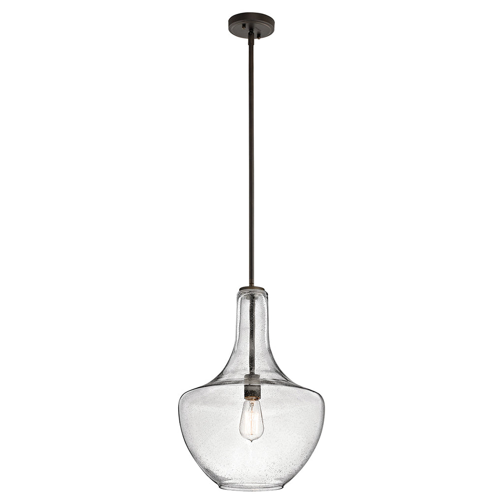 Everly 1 Light Medium Pendant - Olde Bronze - Kichler